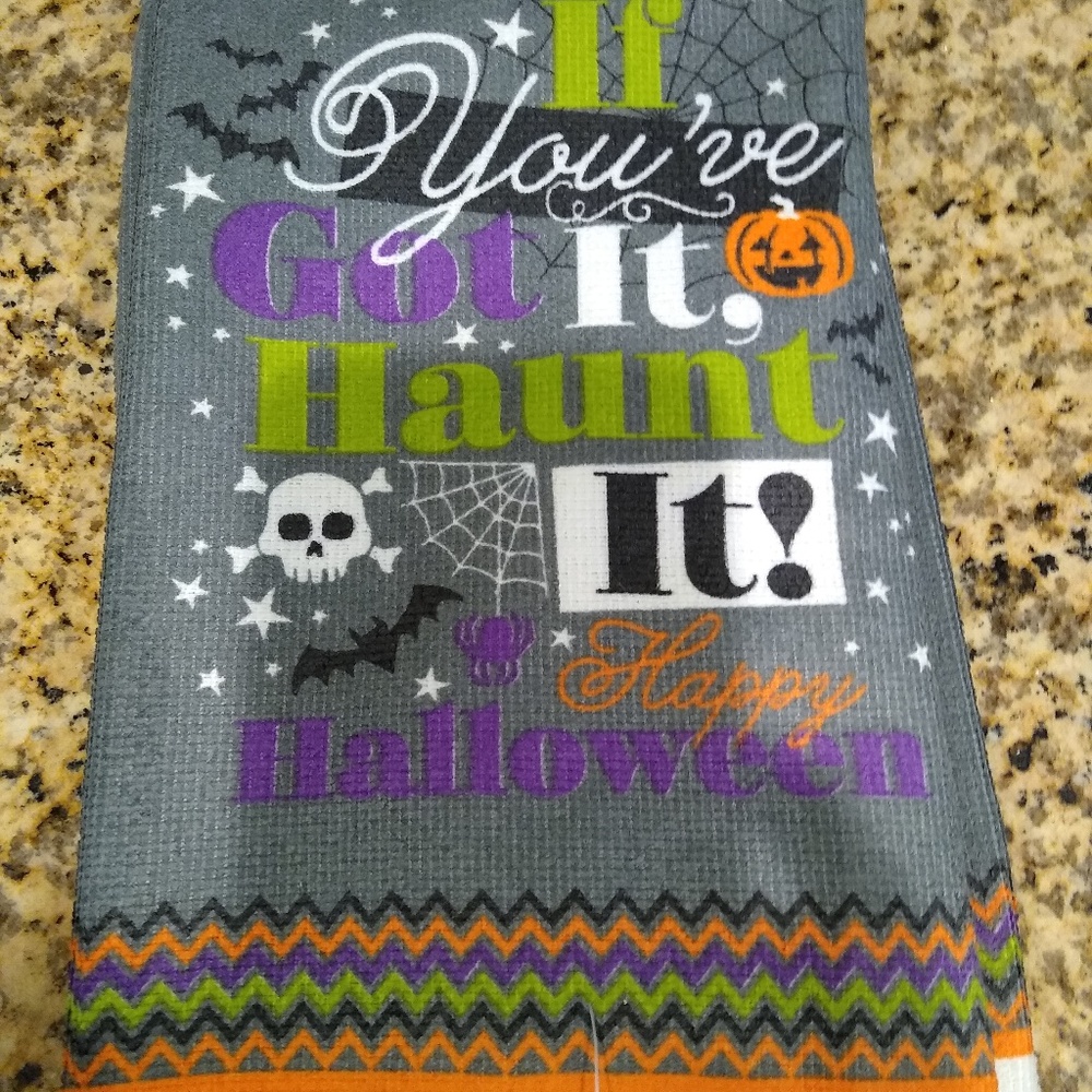 Halloween Dish Towel